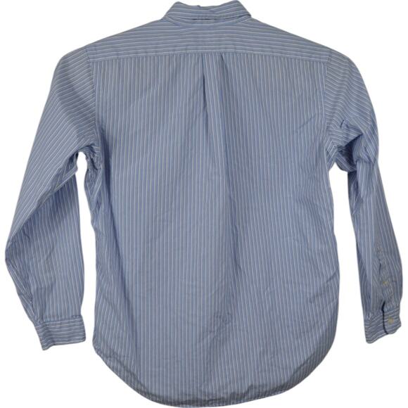 Ralph Lauren Classic Fit L – Blue Striped Button Down Shirt - Picture 4 of 6